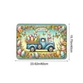 thumbnail image 2 of Easter Non Slip Kitchen Mat 16x24 Inch, Absorbent Washable Door Bathroom Rug for Floor, Grippy Cushioned Entryway Bath Mat with Holiday Design, 2 of 5