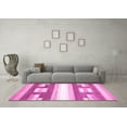 thumbnail image 3 of Ahgly Company Indoor Rectangle Abstract Pink Modern Area Rugs, 2' x 4', 3 of 4