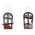 thumbnail image 3 of Advancent Letrero colgante de Halloween LED Light Trick or Treat Festival Colgador decorativo Esqueleto Decoración Colgante para jardín Kits de decoración para fiestas Tipo 2 Advancent HA063932-02, 3 of 6