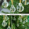 thumbnail image 4 of BinKFF 12 Pcs Christmas Hanging Glass Ball Ornaments Multicolor Christmas Tree Decorations Decorative Glass Balls for Xmas Tree Party Decoration Wedding, 0.9 inchs, 4 of 8