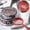Red, variant on Cooking Utensils for Kitchen 3Pcs Mini Mesh Strainer Set Lightweight Durable Fine Mesh Sieve for Food Prep and Straining