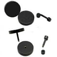 thumbnail image 2 of Ruanlalo Earrings Exquisite Anti-rust Men Punk Gothic Barbell Ear Studs for Bar Party Black 10mm, 2 of 6