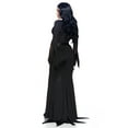thumbnail image 4 of Leg Avenue Immortal Morticia Mistress of the Dark Women's Halloween Fancy-Dress Costume for Senior, XL, 4 of 5