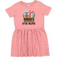 thumbnail image 3 of Inktastic Daddys Little Helper Tool Box Girls Toddler Dress, 3 of 5