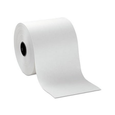 Hardwound Roll Paper Towels 7" x 1000ft, White, 6 Rolls/Carton