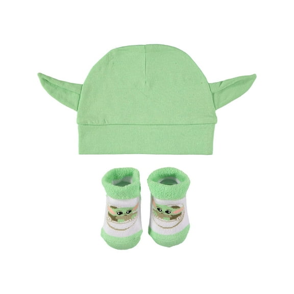 Star Wars The Mandalorian The Child Grogu 2-Piece Hat and Sock Set