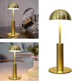 thumbnail image 1 of Dimmable Table Lamp Bar Decor Battery Lamp Touch Switch Night Light battery operated LED Table Lamp Nightstand Desk Bedside Mushroom Gold, 1 of 8