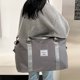 thumbnail image 4 of Bolso de lona unisex de moda Bolso de gimnasio con cremallera informal para hombres y mujeres (gris), 4 of 8