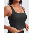 thumbnail image 4 of Remera CRZ YOGA Butterluxe Crop Top con Escote Cuadrado Negra XS, 4 of 5