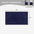 thumbnail image 6 of Home Weavers Classy Bathmat 100% Cotton Tufted Bath Rug, Extra Soft and Absorbent Bath Rugs, Non-Slip Bath Mats, Machine Washable bath rugs for Bathroom, 21"x34" Rectangle, Navy, 6 of 10