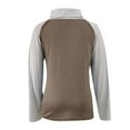thumbnail image 5 of Vedolay Long Sleeve T Shirts for Women Casual Puffy Button Up Blouses Khaki,L, 5 of 5