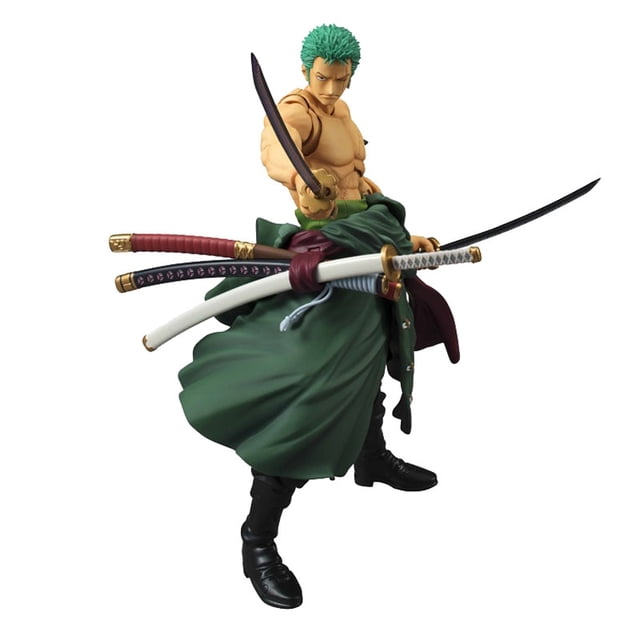 Anime One Piece 18cm Roronoa Zoro Action Figure Toys Zoro Joints Moveable Pvc Articulated Statue Model Doll Collectible GiftsRoronoa ZoroWith Box He Qiyong unisex