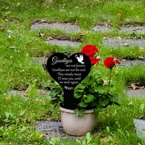 KQJQS Outdoor Memorial Plaque - Sympathy Garden Decoration for Courtyard, Gift, and Graveyard Commemoration