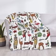 thumbnail image 4 of Throw Blanket for Couch, Retro style Super Soft Fuzzy Comfy Warm Throw Blanket, Cuteness Lightweight Cozy Plush Flannel Blanket & Throws for Sofa and Bed All Season, 4 of 5