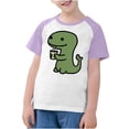 thumbnail image 4 of RXIRUCGD 2025 Vêtements d'Été pour Enfants Tout-Petits Garçons Filles Mode Mignon Col Rond Imprimé Manches Courtes, 4 of 7