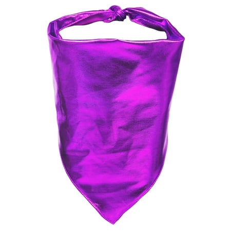 Petitebelle Bling Single Color Pet Bandana (Purple Small)