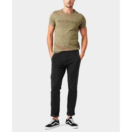 Dockers Men's Downtime Smart 360 Flex Skinny-Fit Performance Stretch Khaki Pants Navy Size 34X29