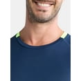 thumbnail image 4 of Athletic Works Men's and Big Men's Mesh Tennis Tee with Short Sleeves, Sizes S-3XL, 4 of 5