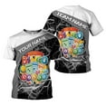 thumbnail image 6 of Personalized Team Name and Name BINGO 3D Shirt for Men Women, Custom Bingo game Shirts for Team (Orange, S), 6 of 10