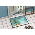 thumbnail image 2 of Carolines Treasures BB2977MAT Samoyed Merry Christmas Tree Door Mat Indoor Rug or Outdoor Welcome Mat 18x27 Doormat  18H, 2 of 2