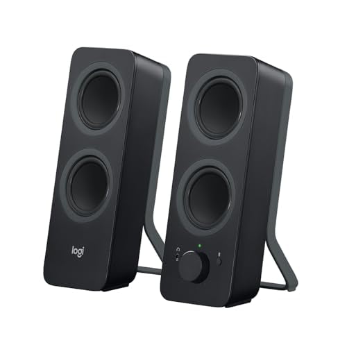 Open Box LOGITECH Z207 2.0 STEREO COMPUTER SPEAKERS WITH BLUETOOTH - BLACK