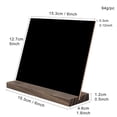 thumbnail image 2 of GOOHOCHY Small Wood Blackboard with Stand for Display Use Double Sided Erasable 4 Pieces, 2 of 8