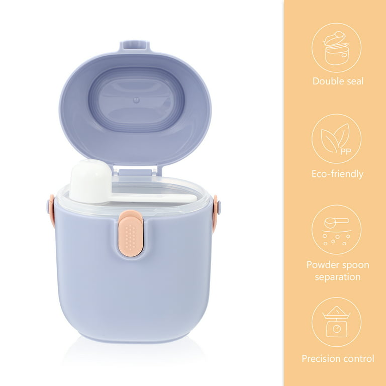 Babies Milk Powder Container Portable Formula Food Storage Dispenser  Infants Sealed Box with Spoon Portable Go-out Large Storage