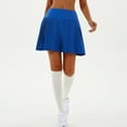 thumbnail image 2 of Women's Pleated Tennis Skirt With Pocket Shorts Women's High Waist Lightweight Sports Skirt, 2 of 2