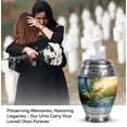 thumbnail image 4 of Dragonfly Urn For Human Ashes Adult Female And Male, Small 3 Inch, Keepsake Cremation Urns For Adult For Mom And Dad, Green frog Urns For Human Ashes Women And Men, 4 of 7