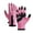 Pink, variant on TIMIFIS Winter Gloves Unisex Winter Warm Waterproof Gloves Outdoor Cycling Zipper Touch-Screen Gloves Christmas Gifts