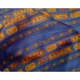 thumbnail image 4 of oneOone Silk Tabby Fabric Ethnic Block Print Fabric BTY 42 Inch Wide, 4 of 4