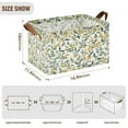 thumbnail image 7 of Yayeee Foldable Storage Basket for Shelves with Handles Waterproof Cloth Bins, Autumn Greenery, 7 of 7