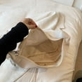 thumbnail image 2 of Sac Croissant pour Femmes en Forme de Demi-Lune pour École Voyage (Bleu), 2 of 10