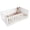 White, variant on Bellemave Full Size Montessori Floor Bed, Solid Wood Floor Bed Frame with Fence Railings & Door, Full Playhouse Bed Frame Easy to Assembly,Natural