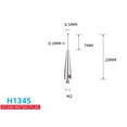 thumbnail image 1 of M2 Ball cmm Thread And Cnc Measuring Probe Stylus Point Contact Instrument Parts Accessories Tungsten Steel Stylus H1345, 1 of 7