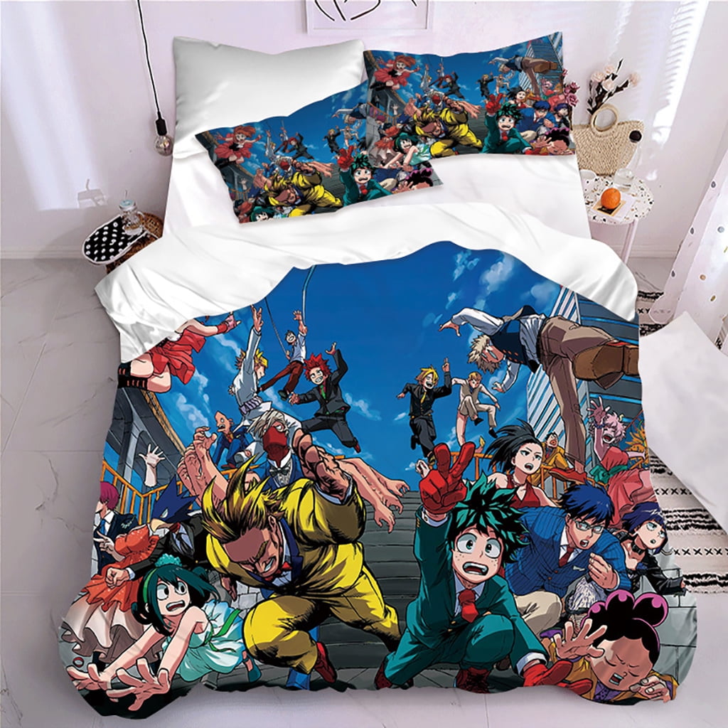 Comics Bedding Sets Queen Cartoon Bedding Duvet Covers 3D Print Anime ...