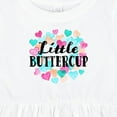 thumbnail image 4 of Inktastic Little Buttercup Hearts Girls Baby Dress, 4 of 5