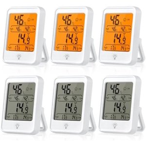 6 Pack Room Thermometer Indoor Hygrometer - Digital Indoor Thermometer