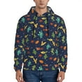 thumbnail image 2 of Bingfone Shells And Seaweed Men'S Drawstring Hoodie Long Sleeve Pocket Sweatshirts-X-Large, 2 of 9