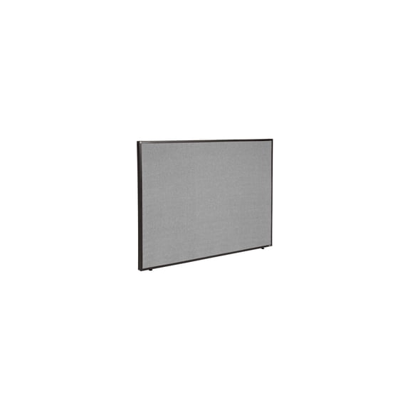 Global Industrial 60-1/4"W x 42"H Office Partition Panel, Gray