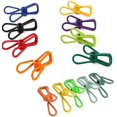 thumbnail image 2 of 30 clips de metal pequeños multiusos de colores surtidos, clips de alambre para uso general a prueba de viento, pinzas para ropa, soportes para colgar para colgar toallas de playa, libros, fotos (color al azar) Sailing Electrónica, 2 of 5
