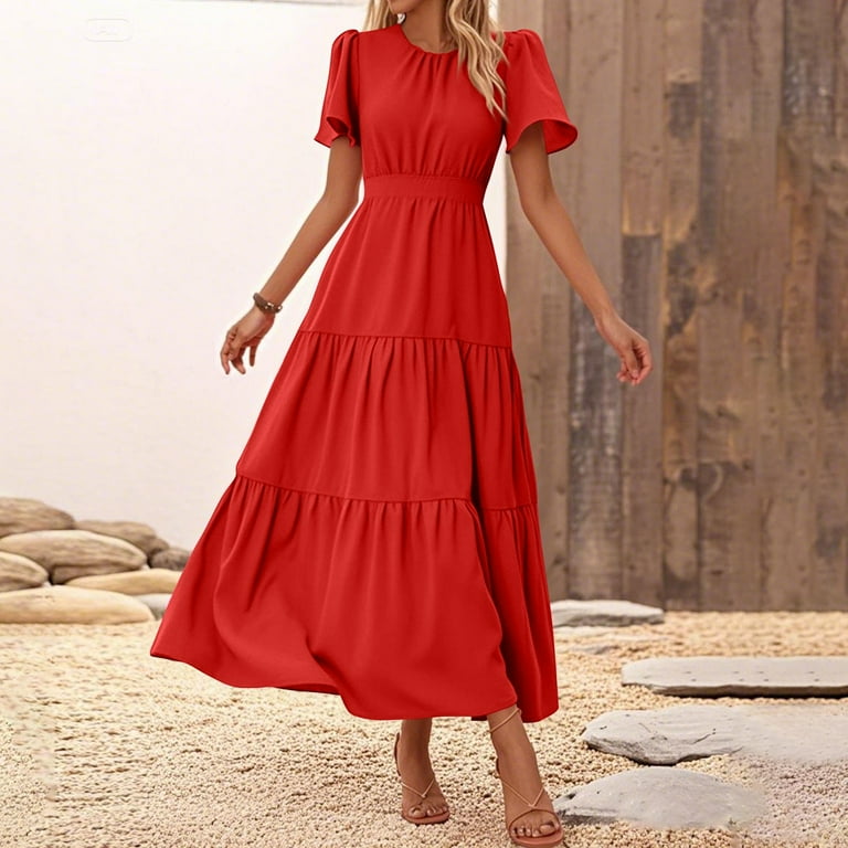 green emerald velvet dress Amazon Long Flowy Dresses main image 0