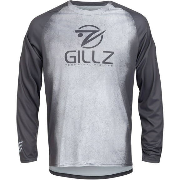 Gillz Contender Series GWS UV Long Sleeve T-Shirt - Medium - Glacier Gray