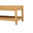 thumbnail image 4 of 60 inch single bathroom vanity in natural wood, 4 of 15