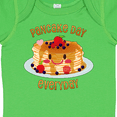 thumbnail image 4 of Inktastic Pancake Day Everyday- smiling stack of pancakes Boys or Girls Baby Bodysuit, 4 of 5