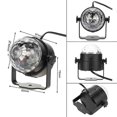 thumbnail image 4 of Rgb Disco Ball Party Lights Dj Disco Light Led Projector Strobe Lamp Birthday Party Car Club Bar Karaoke Xmas Sound Activated Jd4, 4 of 5
