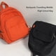 thumbnail image 3 of Qarigey Color sólido Reemplazo Cremallera Transpirable Correa doble Estilo simple Gran capacidad Forro de poliéster escolar Mochilas Naranja, 3 of 6