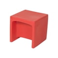 thumbnail image 3 of Children's Factory - Chaise - cube - Accoudoirs - Polyéthylène à Basse Densité Linéaire (LLDPE) - Rouge, 3 of 6