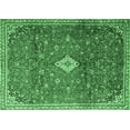 thumbnail image 1 of Ahgly Company Indoor Rectangle Persian Emerald Green Traditional Area Rugs, 5' x 8', 1 of 4
