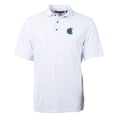 thumbnail image 2 of Men's Cutter & Buck White Charlotte Knights Virtue Eco Pique Tile Print Recycled Polo, 2 of 3